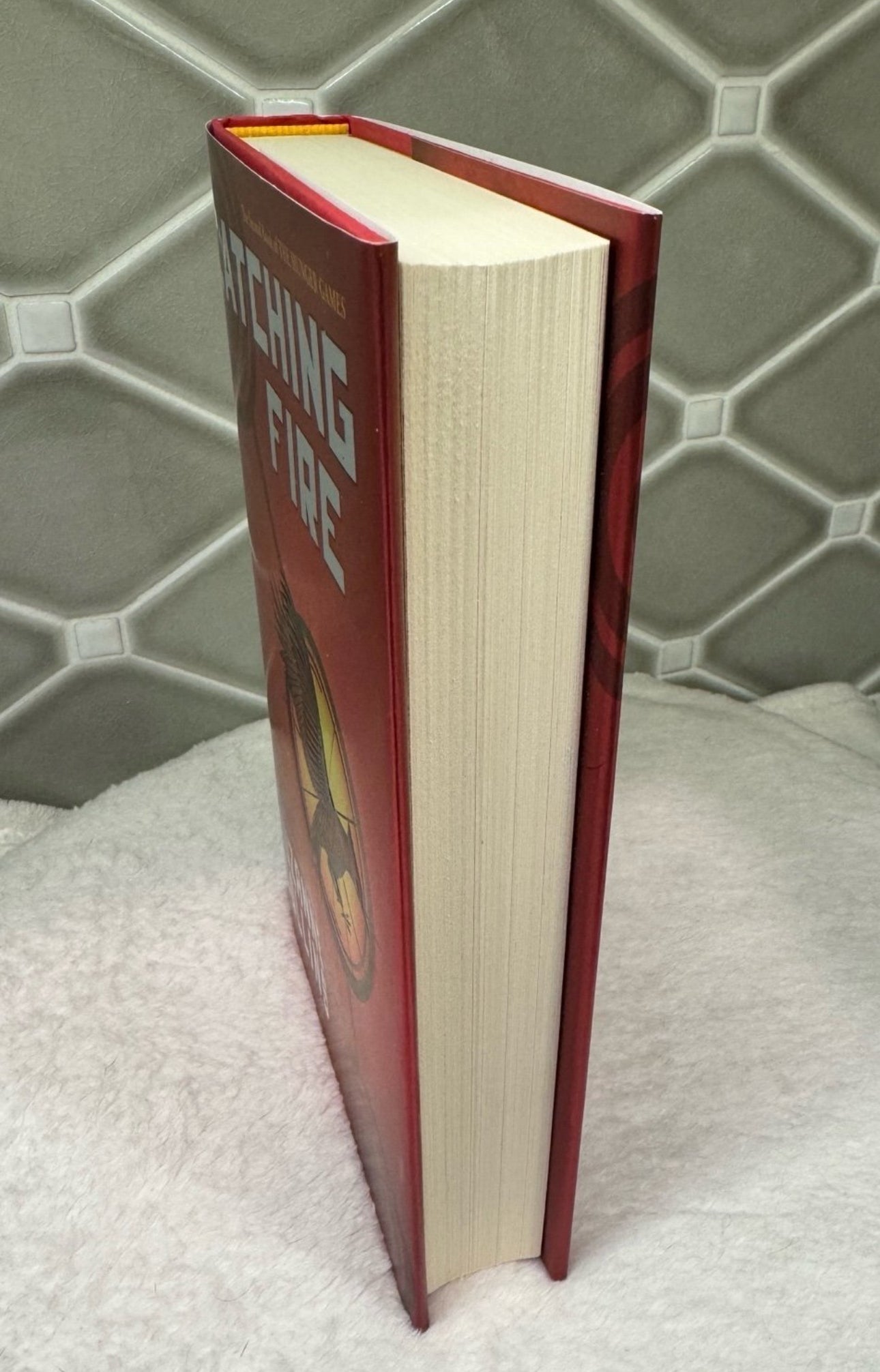 HAND-SIGNED Catching Fire by Suzanne Collins - Hunger Games Series