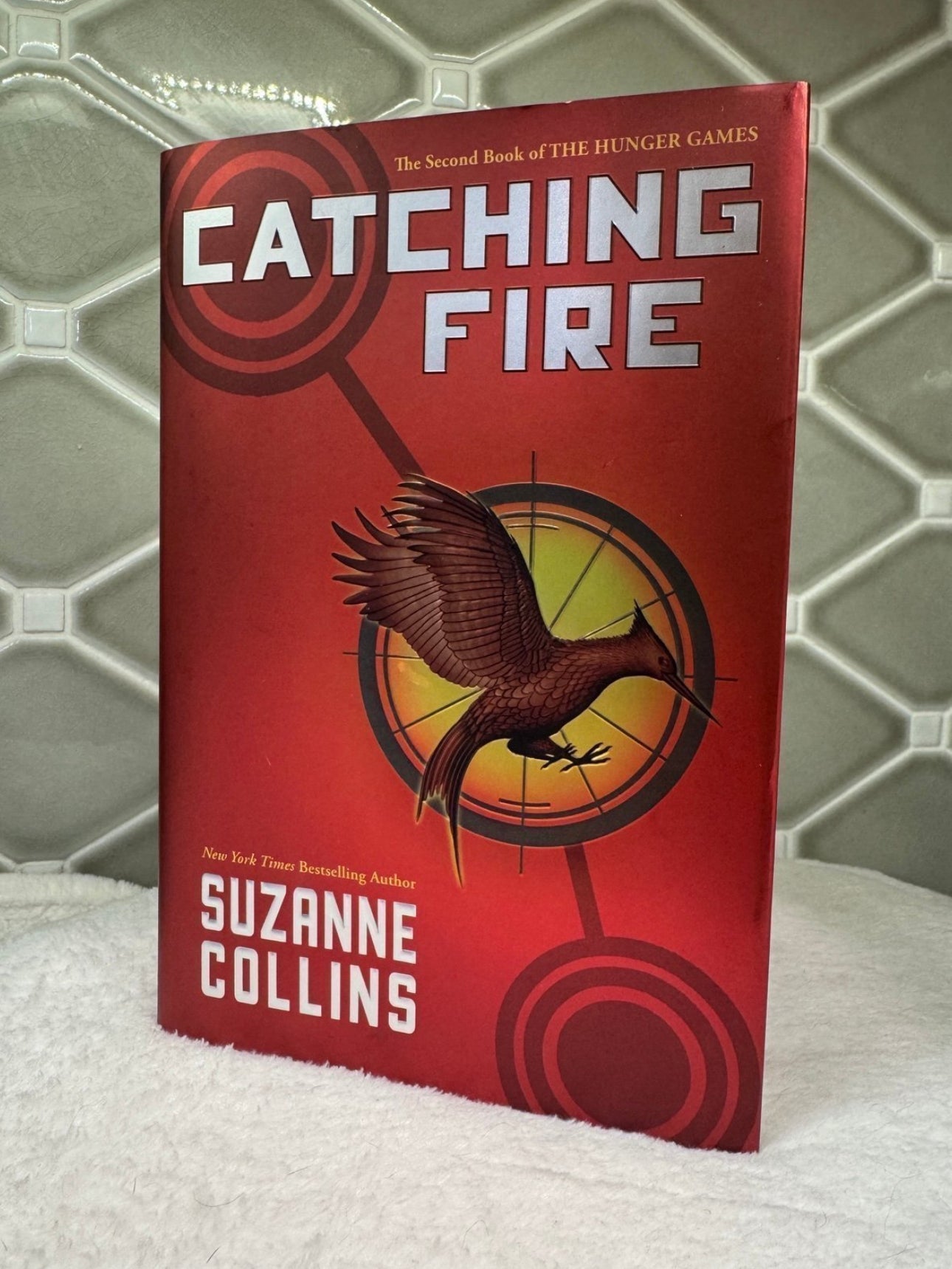 HAND-SIGNED Catching Fire by Suzanne Collins - Hunger Games Series